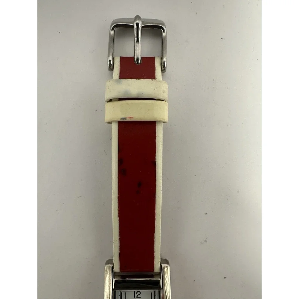 Anne Klein 10/6455 New Battery Ladies Tank Watch 20MM 6.75